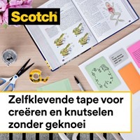 Plakband 3M Scotch 12.7mmx6.3mm met houder 2Z 1 Stuk-3