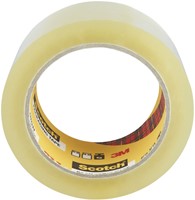 Verpakkingstape Scotch Secure 50mmx66m tr 6rol 6 Rol