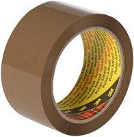 Verpakkingstape Scotch 371 50mmx66m bruin PP 6rol 6 Rol-2