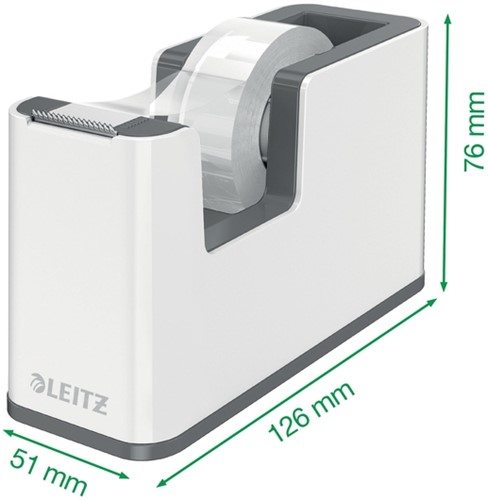 Plakbandhouder Leitz WOW wit/grijs 1 Stuk-2