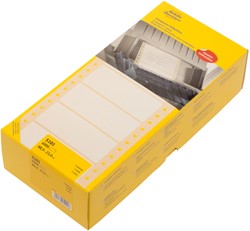 Etiket AZ 5101 88.9x23mm 1-baans wit 6000stuks 6000 etiket