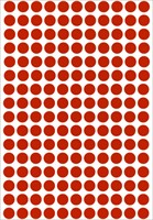 Etiket HERMA 2212 rond 8mm rood 5632st 32 Vel-3