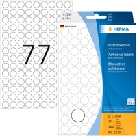 Etiket HERMA 2230 rond 13mm wit 2464st 32 Vel-3