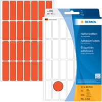 Etiket HERMA 2362 13x40mm rood 896stuks 32 Vel-2