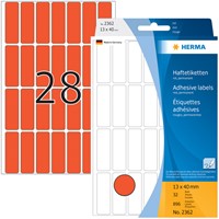 Etiket HERMA 2362 13x40mm rood 896stuks 32 Vel-3