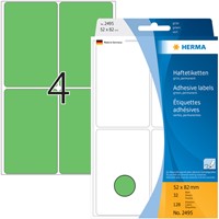 Etiket HERMA 2495 52x82mm groen 128st 32 Vel-2