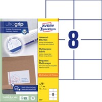 Etiket AZ 3427 105x74mm wit 800stuks 100 Vel-2