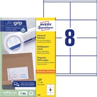 Etiket Avery 3426 105x70mm wit 800st 100 Vel-2