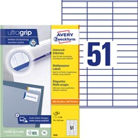 Etiket AZ 3420 70x16.9mm wit 5100stuks 100 Vel-2