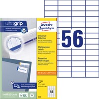Etiket AZ 3668 52.5x21.2mm wit 5600stuks 100 Vel-2