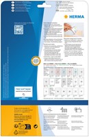 Etiket HERMA 4519 199.6x143.5mm acetaatzijde wit 20 Vel-2