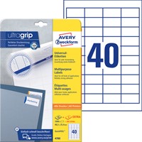 Etiket AZ 4780 48.5x25.4mm wit 1000stuks 25 Vel-3