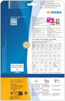 Etiket HERMA 8838 63.5x38.1mm mat wit 525stuks 25 Vel-2