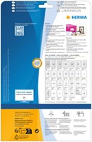 Etiket HERMA 8832 30.5x16.9mm mat wit 2400stuks 25 Vel-2