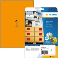 Etiket HERMA 5149 210x297mm A4 fluor or 20stuks 20 Vel