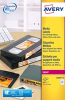 Etiket Avery L7665-25 72x21.2mm600st 25 Vel