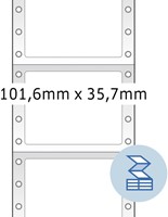 Etiket HERMA 8212 101.6x35.7mm 1-baans wit 4000st 4000 etiket-2