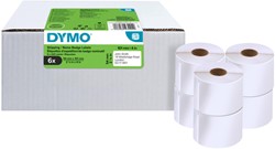 Etiket Dymo LabelWriter naamkaart 54x101 6st wit 6 Rol