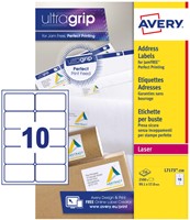Etiket Avery L7173-250 99.1x57mm wit 2500st 250 Vel-2