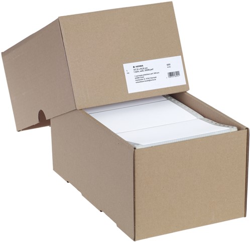 Etiket HERMA 8292 147.3x99.2mm 1-baans wit 3000st 3000 etiket