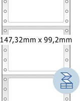 Etiket HERMA 8292 147.3x99.2mm 1-baans wit 3000st 3000 etiket-2