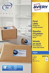 Etiket Avery J8165-10 99.1x67.7mm wit 80st 10 Vel