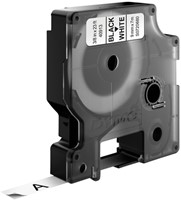 Labeltape Dymo LabelManager D1 9mm wit 10st 10 Stuk-2