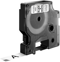 Labeltape Dymo LabelManager D1 12mm wit 10st 10 Stuk-2