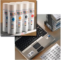 Etiket Avery L6008-20 25.4x10mm zilver 3780stuks 20 Vel-1