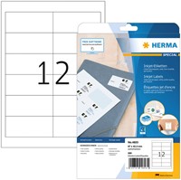 Etiket HERMA 4823 96.5x42.3mm wit 300stuks 25 Vel