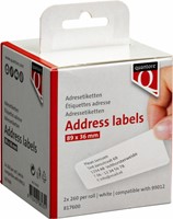 Label Etiket Quantore 99012 36x89mm adres wt 2 Rol