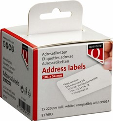 Label Etiket Quantore 99014 54mmx101mm badge wt 1 Rol
