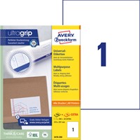 Etiket AZ 3478 210x297mm A4 wit 200stuks 200 Vel-2