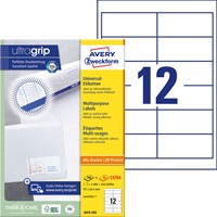 Etiket AZ 3659 97x42.3mm wit 2400stuks 200 Vel-2