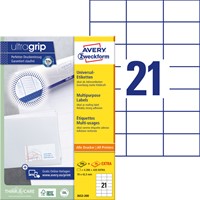 Etiket AZ 3652 70x42.3mm wit 4200stuks 200 Vel-2
