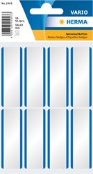 Naambadge etiket HERMA 1903 54x19mm wit bl 16st 2 Vel