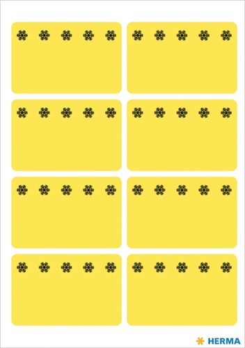 Etiket HERMA 3771 26x40mm diepvries geel 48stuks 6 Vel-2