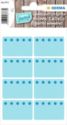 Etiket HERMA 3773 26x40mm diepvries blauw 48st 6 Vel