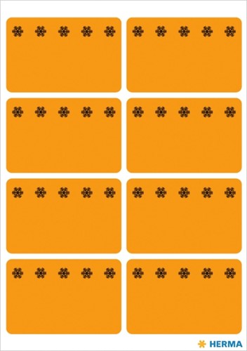 Etiket HERMA 3774 26x40mm diepvries oranje 48stuks 6 Vel-2