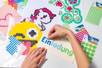 Etiket HERMA 1835 rond 8mm donkergroen 540st 5 Vel-1