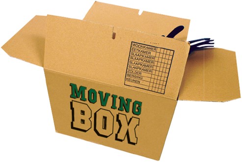Verhuisdoos CleverPack bedrukt 480x320x360 25st 25 Stuk