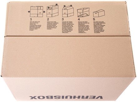Verhuisdoos IEZZY 480x320x360mm bruin 3mm 1 Stuk-3