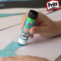Lijmstift Pritt Stick 10gr FUN Colors blister 4st 4 Stuk-2
