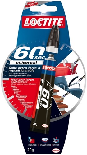 Alleslijm Loctite 60 seconden tube 20 gram 1 Stuk