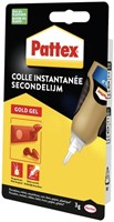 Secondelijm Pattex Gold GEL tube 3 gram op blister 1 Stuk-2