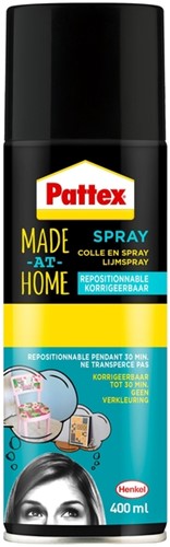 Lijmspray Pattex hobby spuitbus non-perm 400ml 1 Stuk