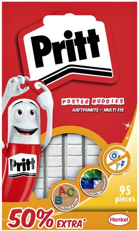 Poster Buddies Pritt dz kleefpads 95st 95 Stuk