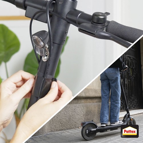 Plakband Pattex 50mmx25m power tape zwart 1 Rol-3