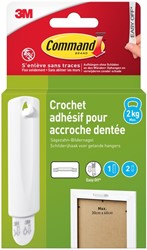 Haak Command knststf incl bevestigingsstrip 1 Stuk