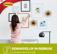 Haak Command metaal  incl bevestigingsstrip 1 Stuk-2